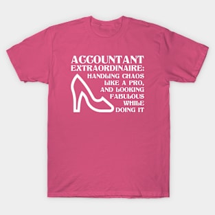 Accountant Fabulous Woman T-Shirt